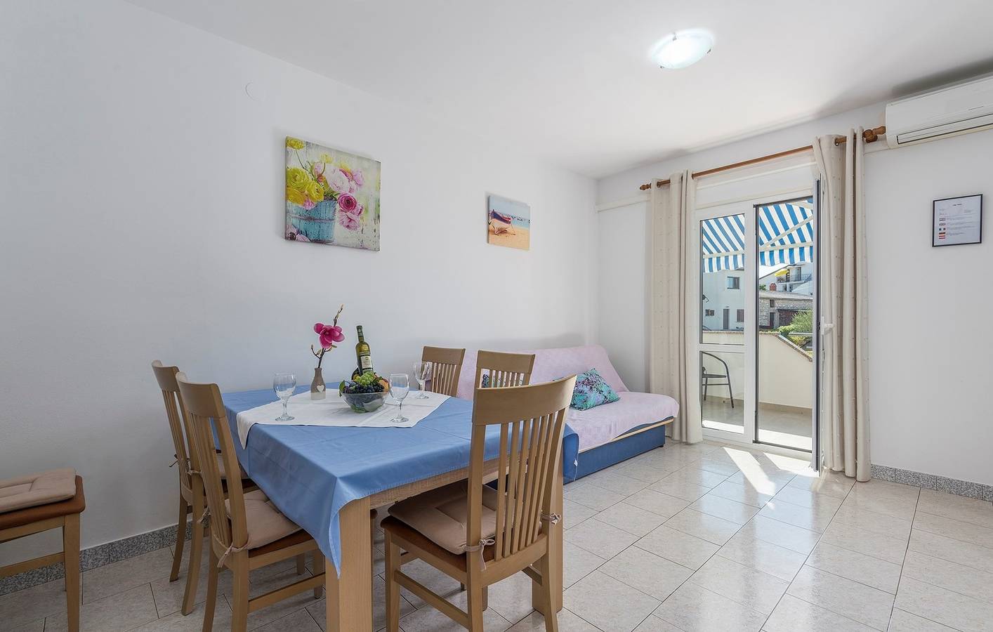 Ganze Wohnung, Apartment Vitas Iii mit Balkon und Meerblick in Funtana, Vrsar-Funtana