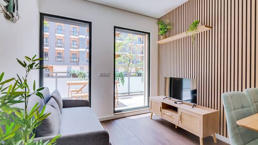 Ganze Wohnung, Ferienwohnung für 3 Personen mit Balkon in Olhão, Parque Natural da Ria Formosa
