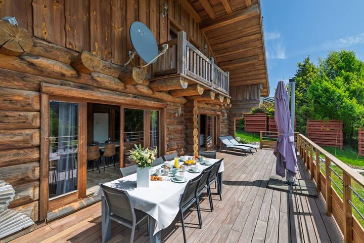 Chalet voor 9 personen, with Balkon and Whirlpool as well as Tuin and Sauna in de Vogezen