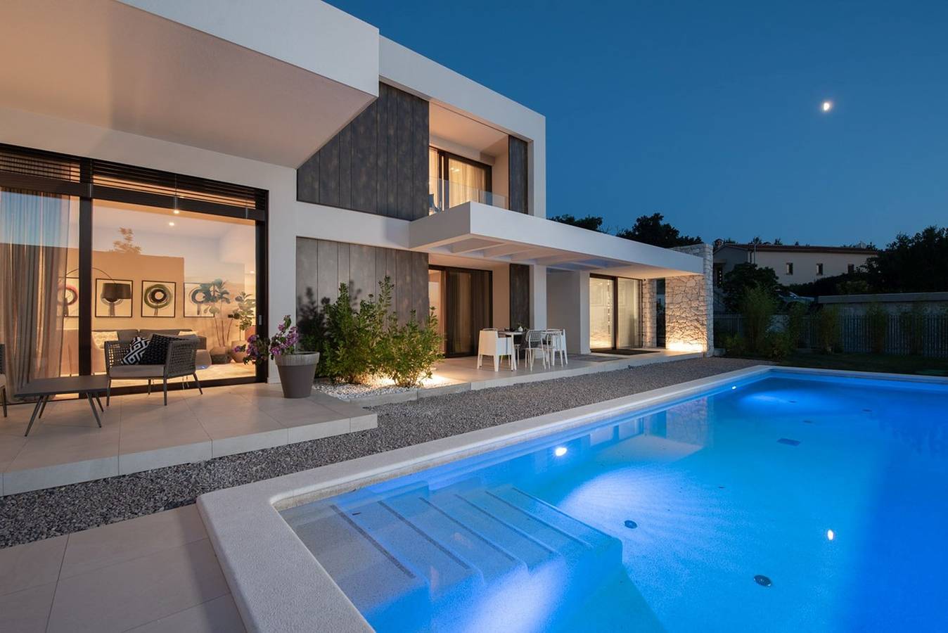 Villa Adoral – Stilvolle Luxusvilla mit beheiztem Infinity-Pool in Presika, Ostküste Istrien