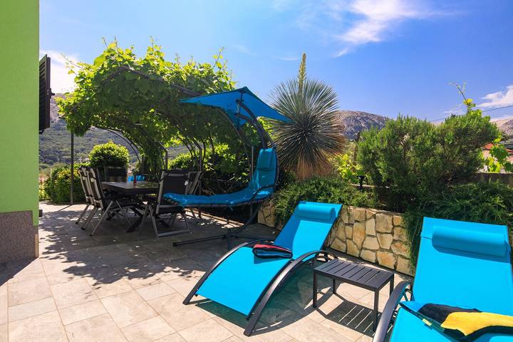 Ferienwohnung für 7 Personen, mit Garten auf Krk