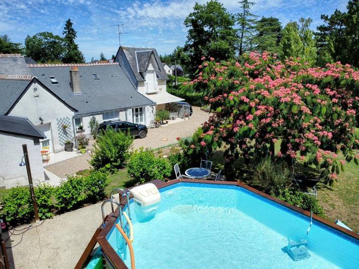 Maison d’hôte pour 4 personnes, avec piscine ainsi que jardin et vue à Amboise - 2