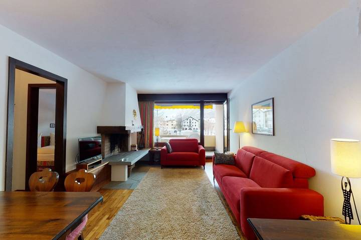 Ganze Wohnung, Apartment Gianda Verda C24 - Gemütliche 3-Zimmerwohnung mit Kamin in Corvatsch, Silvaplana