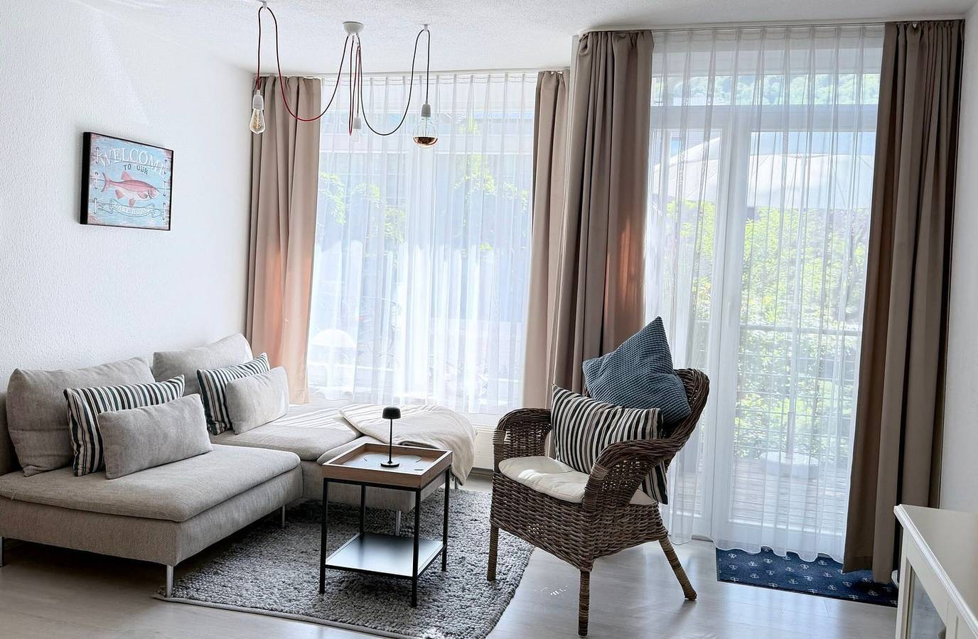 Ganze Wohnung, Bodensee genießen: Ferienresidenz  Seegarten Andrea mit privatem Zugang zum See in Bodman-Ludwigshafen, Obersee (Bodensee)