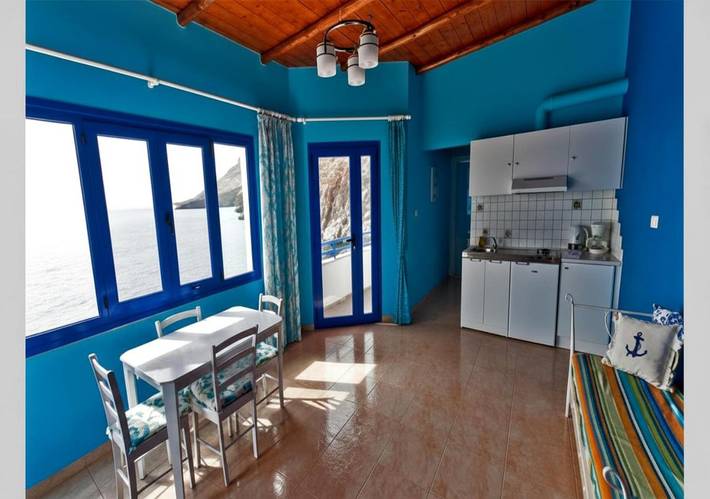 Gîte pour 3 personnes, avec balcon et vue dans Chóra Sfakíon