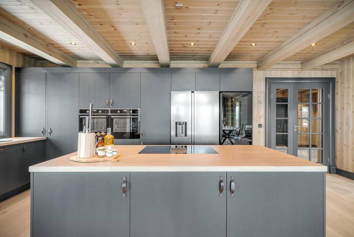 Gîte pour 12 personnes, avec vue ainsi que jardin et sauna à Geilo - 2