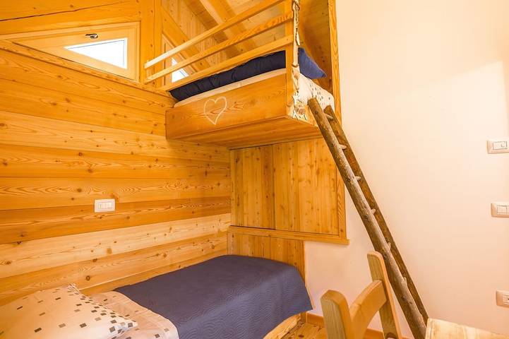 Blockhütte für 5 Personen, mit Garten im Trentino - 4