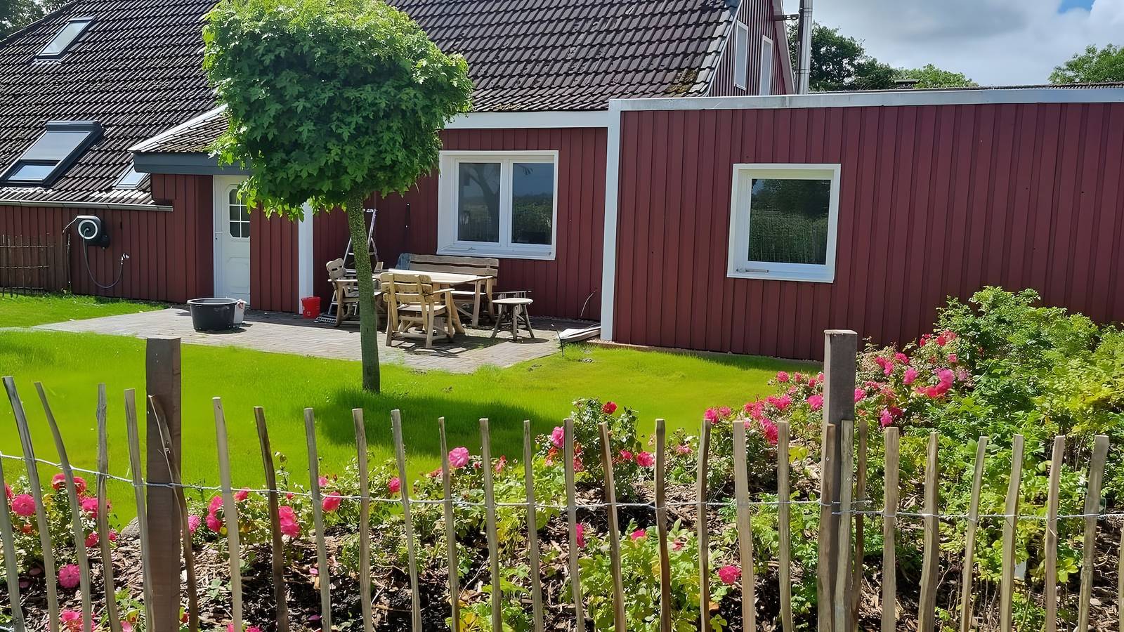 Apartamento entero, Apartamento para 4 personas de 65 m² con terraza privada, jardín privado y Wi-Fi in Dornum, Nordseeküste