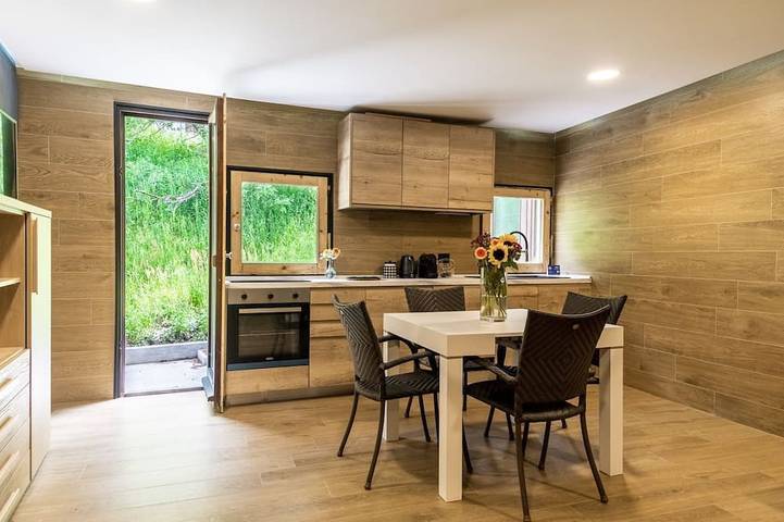 Glamping per 4 persone, con balcone in Valle d'Aosta