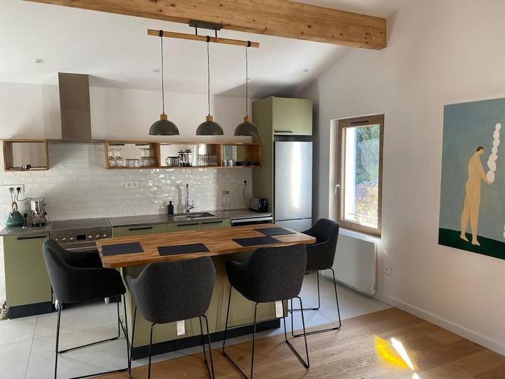 Location de vacances pour 4 personnes, avec terrasse et vue à Rouffiac-des-Corbières