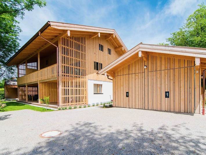 Ferienhaus für 7 Personen, mit Garten und Sauna am Chiemsee