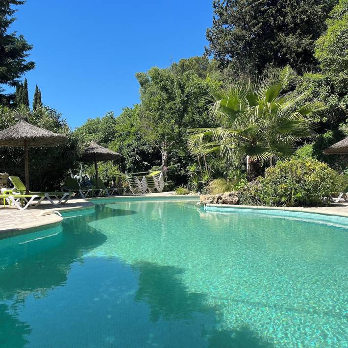 Domaine Saint Amour – Gîte Au Lac: 2 ettari con lago, cascata e piscina a sfioro in Trans-en-Provence, Draguignan e dintorni