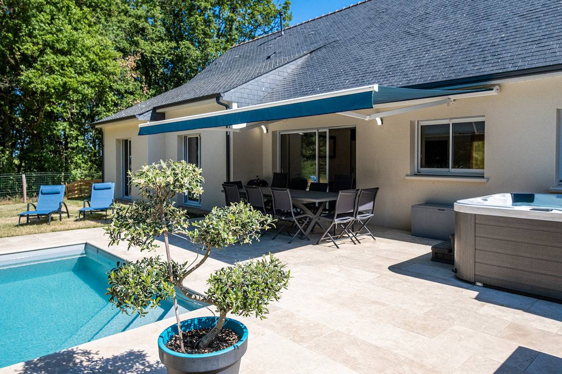 Gîte La Seigneurie : piscine et Spa in Saumur, Vallée de la Loire