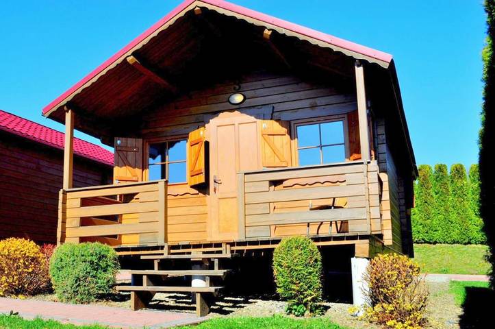 Domek letniskowy dla 4 osób, z Balkon i Taras oraz Widok w Myczkowce