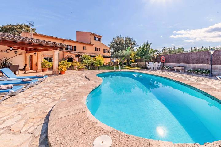 Villa für 8 Personen mit Garten in Pollença Stadt, Pollença
