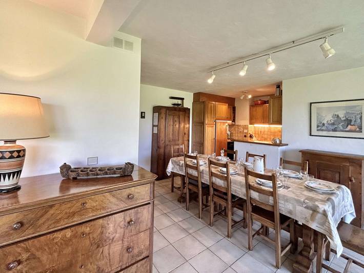 Appartement de vacances pour 8 personnes, avec terrasse à Megève