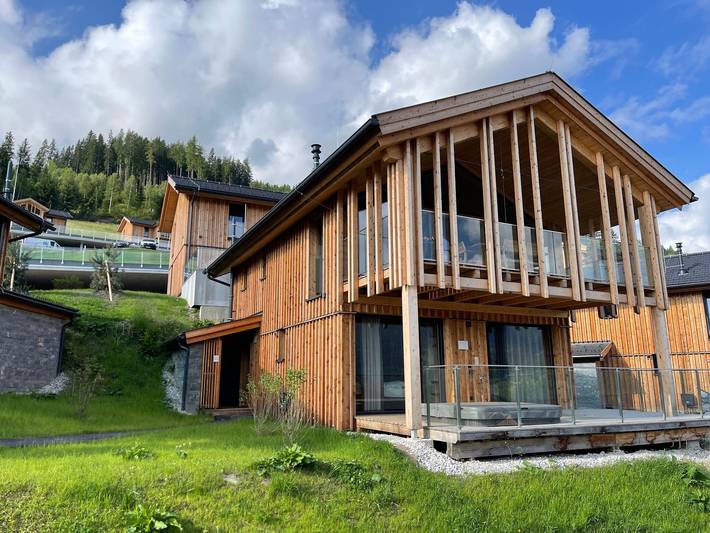 Chalet für 8 Personen, mit Terrasse und Sauna in Haus