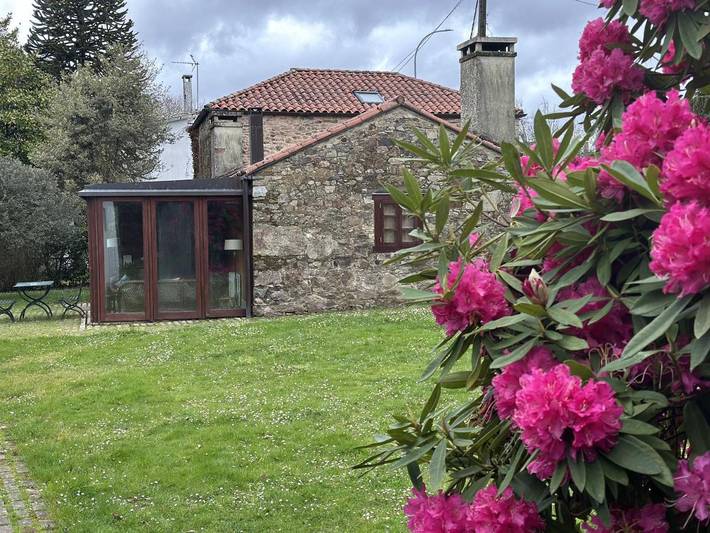Apartamento para 15 personas, con Terraza y Jardín además de Piscina y Vistas en Comarca de Arzúa