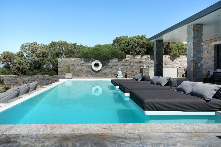 Location de vacances pour 10 personnes, avec jardin ainsi que jacuzzi et sauna dans Kea - 3