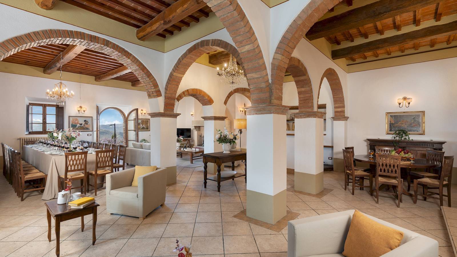 Villa pour 30 personnes avec terrasse in Pomarance, Riserva Naturale di Monterufoli