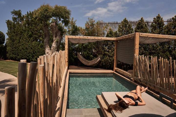 Hôtel pour 2 personnes, avec piscine et sauna ainsi que jardin et vue