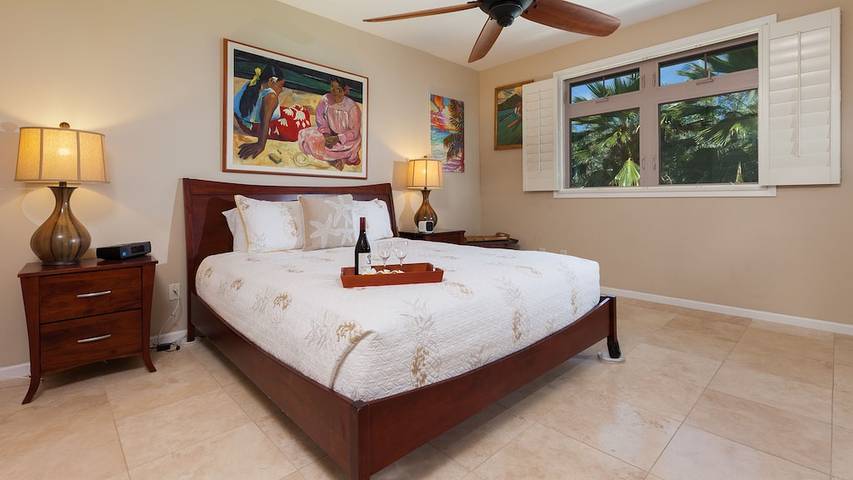 Vacation rental for 11 people, with children pool and pool as well as yard and hot tub in Puako