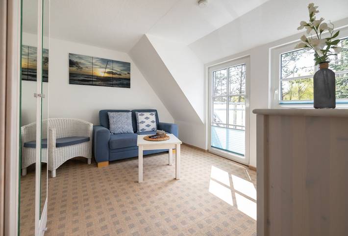 Ferienwohnung für 2 Personen, mit Terrasse und Ausblick in Norddorf