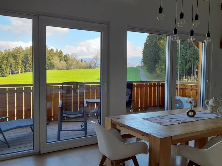 Ferienhaus für 4 Personen, mit Balkon und Balkon/Terrasse sowie Garten in Stiefenhofen