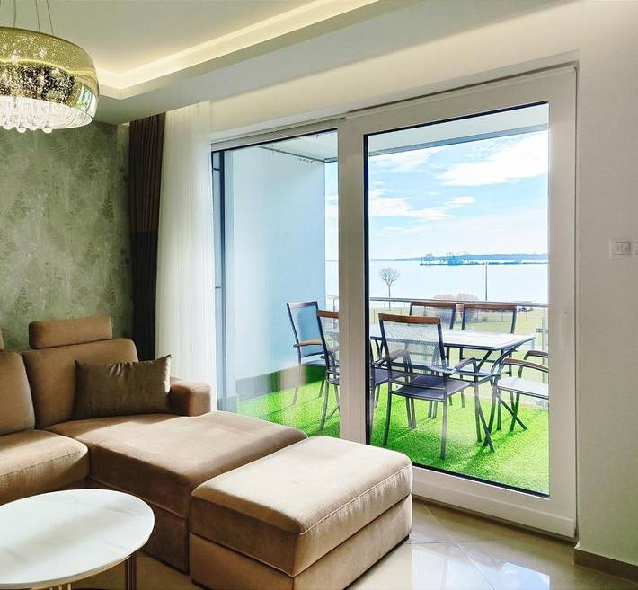 Ferienwohnung für 6 Personen, mit Balkon und Terrasse sowie Seeblick und Ausblick in Keszthely - 3