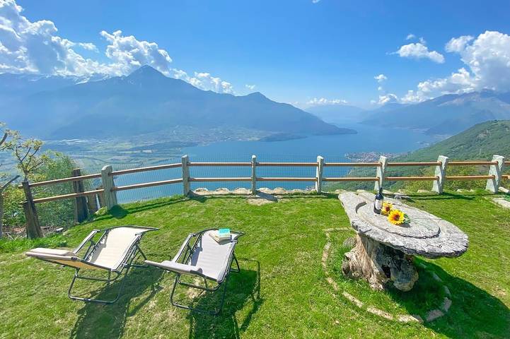 Bungalow für 4 Personen, mit Garten und Terrasse am Comer See