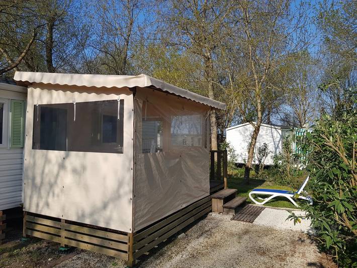 Mobil home pour 4 personnes, avec jardin à Arces - 3