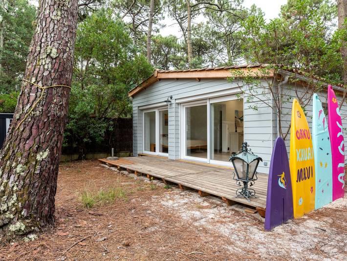 Location de vacances pour 4 personnes, avec terrasse et jardin à Lacanau - 2