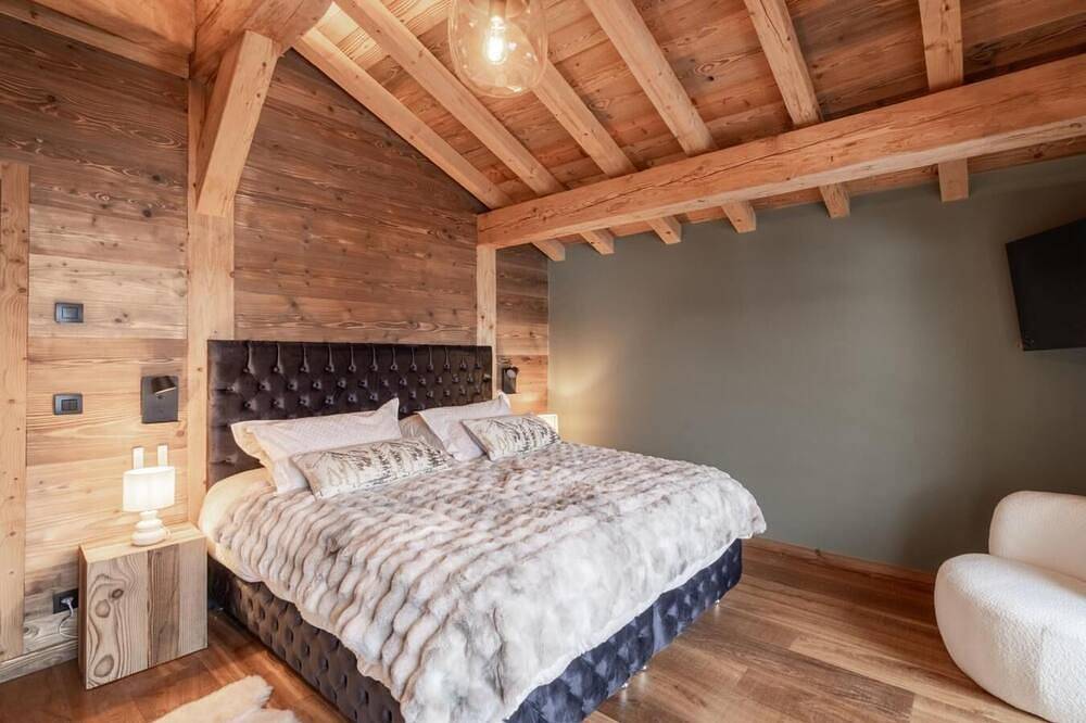 Landhaus, wifi, Erdgeschoss, sauna, balkon, parkmöglichkeiten, fernseher, schließfach für die skier in Les Gets, Les Portes du Soleil