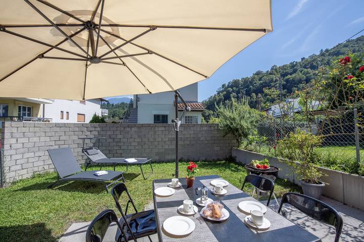 Ferienhaus für 3 Personen, mit Kinderpool