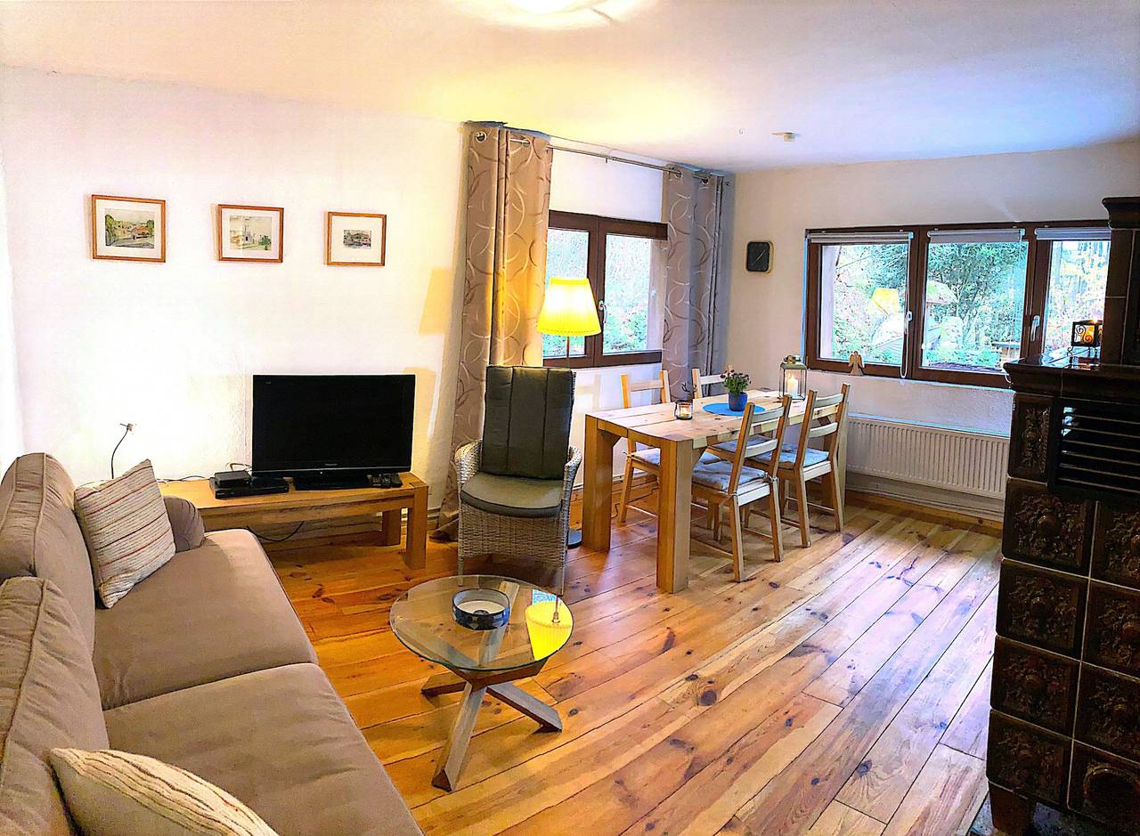 Bungalow 'Urlaubsoase Am Bruchsee' mit Seeblick, privater Terrasse und eigenem Garten in Templin, Barnimerland Region