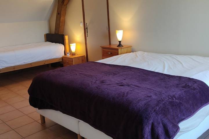 Location de vacances pour 3 personnes, avec balcon et jardin à Bourré - 4