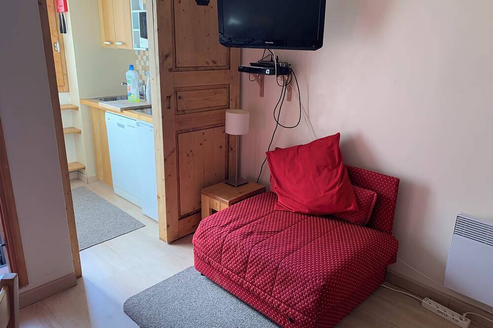 Ganze Wohnung, Belle Plagne - Fantastisches Studio-Apartment für 3 Personen. Skifahren vor der Haustür garantiert in Belle Plagne, La Plagne-Tarentaise