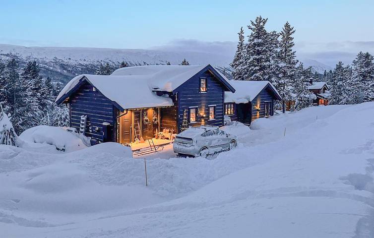 Ferienhaus für 8 Personen mit Terrasse in Lesja