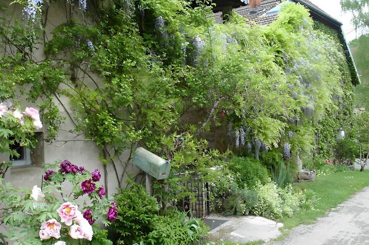 Cottage pour 2 personnes, avec jardin, animaux acceptés à Saint-Lamain