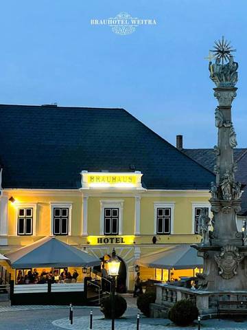 Hotel für 2 Personen, mit Terrasse und Ausblick sowie Sauna, mit Haustier in Waldviertel