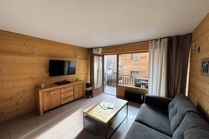 Appartement entier, Studio de montagne, belles prestations, proche du village de Megève 4 couchages. in Megève, Pays du Mont-Blanc