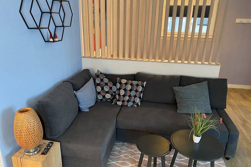 Ganze Wohnung, Modern studio in 1970s house in Haslital in Schattenhalb, Berner Oberland