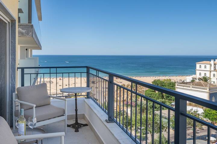 Location de vacances pour 6 personnes, avec balcon à Portimão