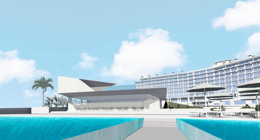 Hôtel pour 2 personnes, avec bassin pour enfant et piscine ainsi que jardin et sauna