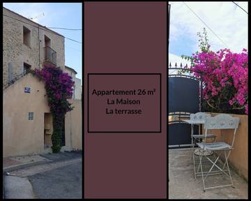 Gîte pour 4 personnes, avec terrasse à Le Boulou