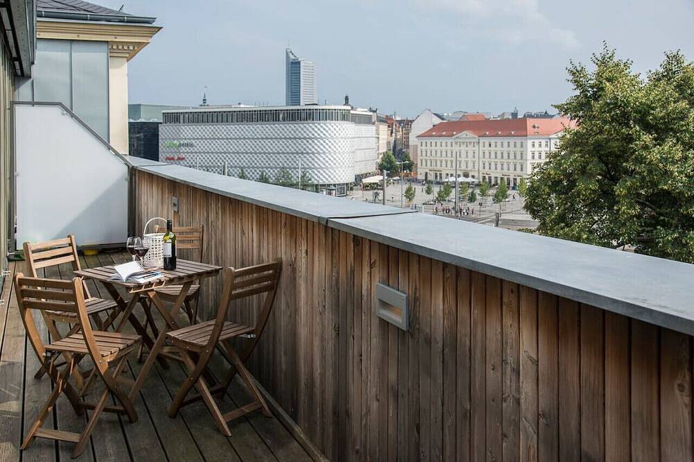 Apartamento entero, Apartment-Deluxe-Ensuite-Terrace in Leipzig Mitte, Leipzig