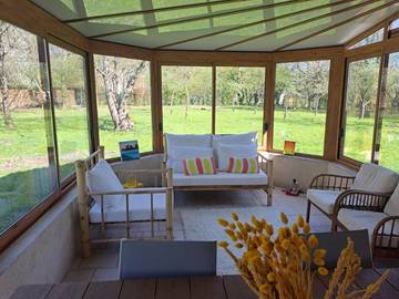 Gîte pour 8 personnes, avec terrasse et jardin à Sainte-Opportune-la-Mare
