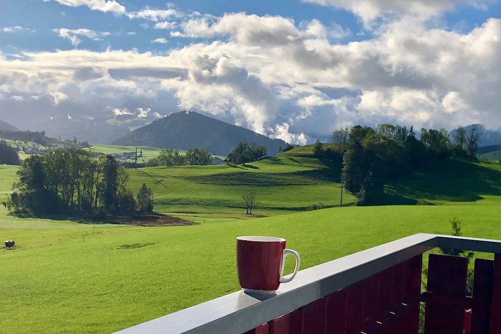 Ganze Wohnung, Panoramablick mit 2 Balkonen und Schweden Ofen in Stiefenhofen, Bayerisch Schwaben