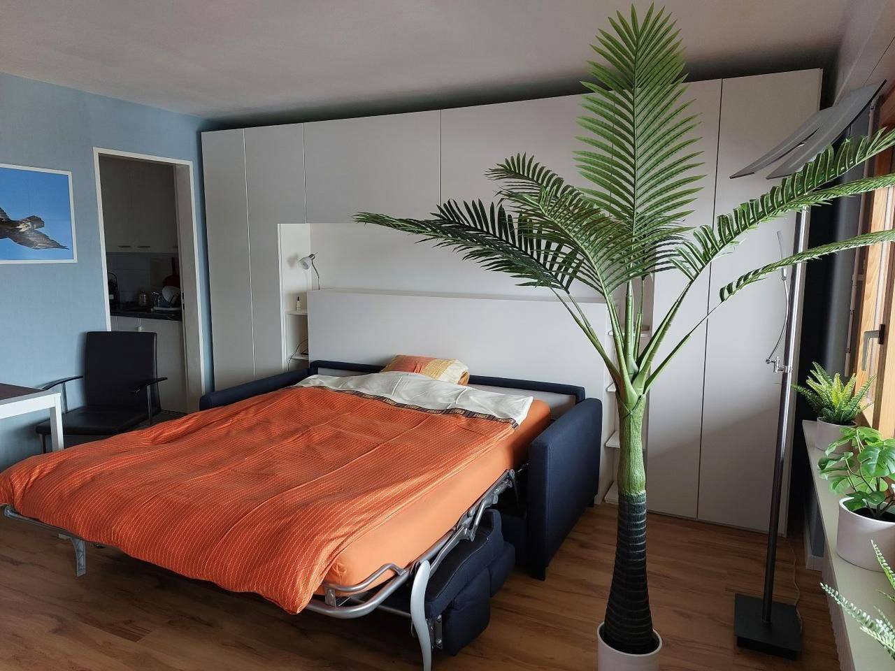 Ganze Wohnung, Renoviertes Studio mit mäjestätischer Aussicht in Leukerbad, Leukerbad & Umgebung