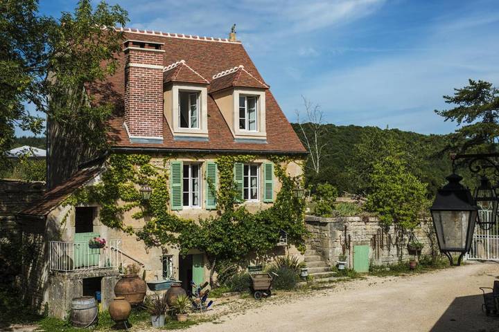Maison de vacances pour 2 personnes, avec piscine et jardin, animaux acceptés